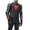 Dainese LAGUNA SECA 5 2PCS kombinéza černá/fluo-červená vel.64